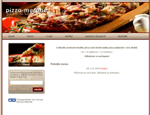 Tablet Screenshot of pizzamerane.cz